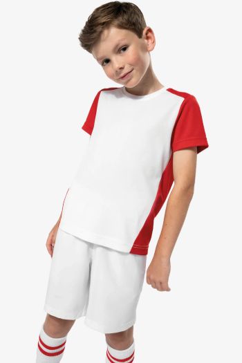 Image produit T-shirt de sport écoresponsable bicolore enfant