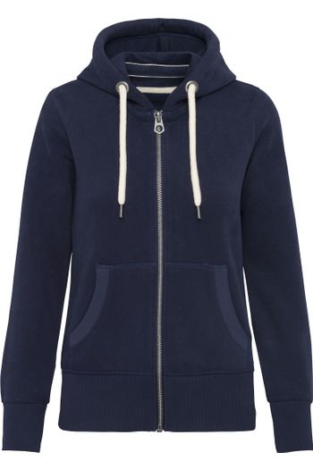 Image produit Sweat-shirt vintage zippé à capuche femme