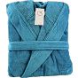 A&R Peignoir en velours avec capuche Robezz® Deep blue