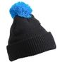 Myrtle Beach Pompon Hat with Brim black/pacific