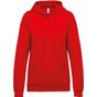 Kariban Sweat-shirt capuche femme  red