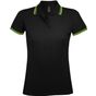 Sol's Pasadena Women - noir/lime - 2XL