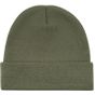 L-merch Knitted Hat With Patch olive_green