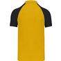 kariban Polo Baseball yellow/black