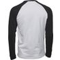 Tee Jays Baseball long sleeve tee white/black