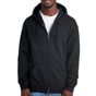Jerzees Nublend® full-zip hooded sweatshirt black