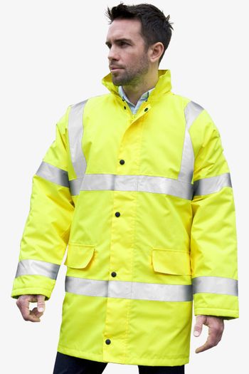 Image produit CORE EN471 MOTORWAY COAT Manteau haute visibilit? EN471 RESULT