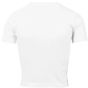 Build Your Brand Ladies Cropped Tee white