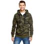 Burnside Full Zip Camo Hooded Fleece Jacket green_camo