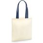 Westford Mill Sac biologique réutilisable Earthaware - Anses de couleur différente natural/french_navy