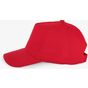 k-up Casquette enfant en coton - 5 panneaux red