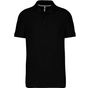 kariban Polo manches courtes homme - black - M