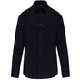 Kariban Chemise coton / élasthanne manches longues homme navy