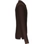 Kariban Polo manches longues homme chocolate