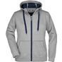 James&Nicholson Ladies' Doubleface Jacket sports_grey/navy
