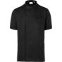 karlowsky Short sleeve throw-over chef shirt basic black