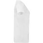 fruit of the loom Ladies 150 V-neck T white