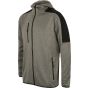 Finden+Hales Adults' active softshell jacket dark_grey_marl/black