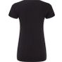 fruit of the loom Ladies 150 V-neck T black