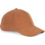 K-up Casquette en velours - 6 panneaux moka