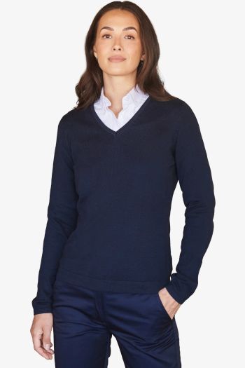 Image produit Ladies' 12gg v-neck jumper