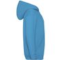 fruit of the loom Kids Classic Hooded Sweat Jacket bleu_azur