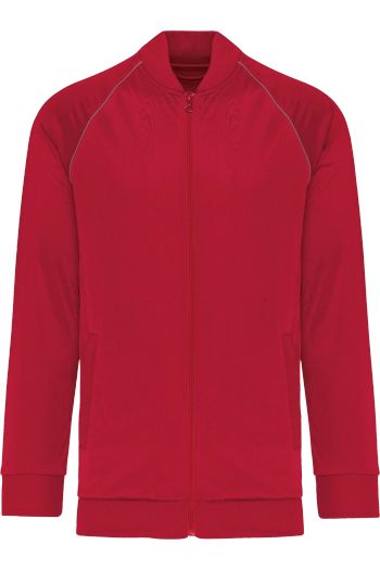 Image produit Veste de survêtement zippée avec liseré unisexe