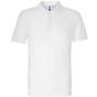 Asquith & Fox Polo homme bio white