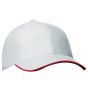 Myrtle Beach Double Sandwich Cap light_grey/red/black