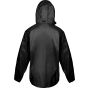 Result HDI quest waterproof stowable jacket black/orange