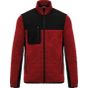 WK Designed To Work Veste recyclée en polytricot homme red_melange/black