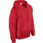 Gildan Heavy Blend Adult Full Zip Hooded Sweat red