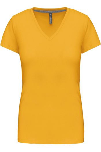 Image produit T-shirt col V manches courtes femme