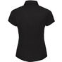 Russell Collection Ladies’ short sleeve fitted stretch shirt black