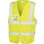 Result Zip I.D safety tabard fluorescent_yellow