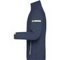 James&Nicholson Men´s Sports Softshell Jacket navy/bright_yellow