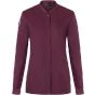 karlowsky Women's Long-Sleeve Chef Jacket Green Generation Sustainable GRS Aubergine