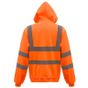 Yoko Sweat-shirt zippé capuche hi_vis_orange