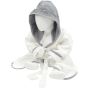 A&R Peignoir Babiezz® White / Anthracite grey