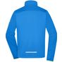 James&Nicholson Men´s Sports Softshell Jacket bright_blue/bright_yellow