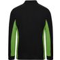 Velilla Polo bicolore manches longues black/lime