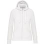 Kariban sweat-shirt zippé capuche femme white