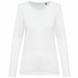 Kariban Premium T-shirt Supima® col V manches longues femme white