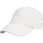 Result Heavy brushed cotton low profile cap white
