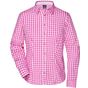 James&Nicholson Ladies´ Traditional Shirt purple/white