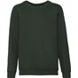 fruit of the loom Classic Raglan Sweat Kids vert_bouteille
