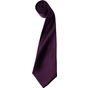 Premier Cravate en satin colours collection aubergine