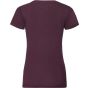 Russell Pure Organic T femme burgundy