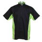 kustom kit Team Shirt black/lime/white