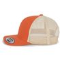 K-up Casquette Trucker modèle rétro - 6 panneaux rustic_orange/beige